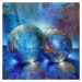 Ilustrace Two blue marbles, Annette Schmucker, 40 × 40 cm