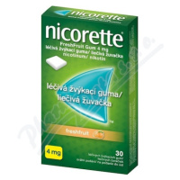 Nicorette FreshFruit Gum 4mg gum.mnd.30