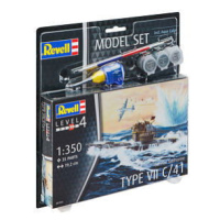 ModelSet ponorka 65154 - German Submarine Type VII C/41 (1:350)