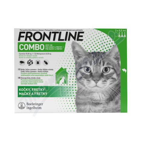 Frontline Combo Spot-on cat a.u.v.sol.3x0.5ml