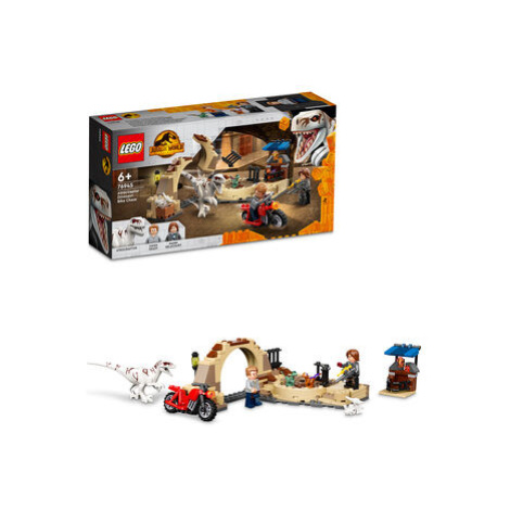 LEGO Jurassic World 76945 Atrociraptor: honička na motorce