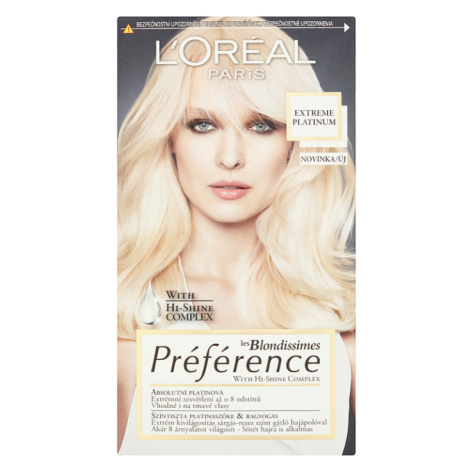 L'Oréal Paris Les Blondissimes Préférence Extreme Platinum
