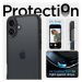 Spigen Ultra Hybrid kryt iPhone 16 matte black