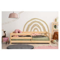 Dětská postel z borovicového dřeva v přírodní barvě 140x200 cm Mila CPD – Adeko