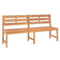 SHUMEE Lavice zahradní s pergolou, teak 180cm