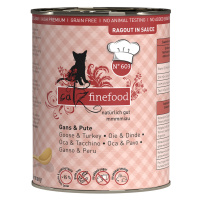 Catz finefood Ragout 6 × 380 g - No.603 husa & krůta