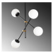 Sofahouse 28820 Designový lustr Barkley 40-80 cm černý závěsné svítidlo