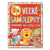 Veľké samolepky a maľovanky pre malé ruky Divé zvieratá