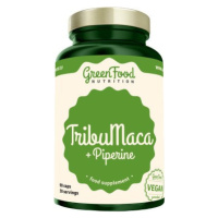 GREENFOOD NUTRITION TribuMaca + Piperine 90 kapslí