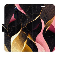 iSaprio flip pouzdro Gold Pink Marble 02 pro Xiaomi Redmi 8