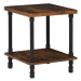 Odkládací stolek tmavé dřevo VERIL, 251862