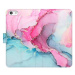 iSaprio flip pouzdro PinkBlue Marble pro iPhone 5/5S/SE