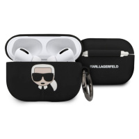 Karl Lagerfeld silikonový kryt pro Airpods Pro černý