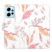 iSaprio flip pouzdro Ornamental Flowers pro Xiaomi Redmi Note 12 5G