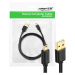 Kabel USB 2.0 UGREEN 10355B, samec, mini USB, 1m