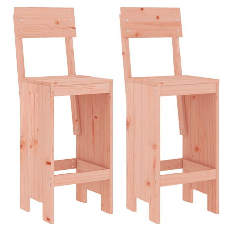 vidaXL Barové stoličky 2 ks 40x48,5x115,5 cm masivní dřevo douglasky