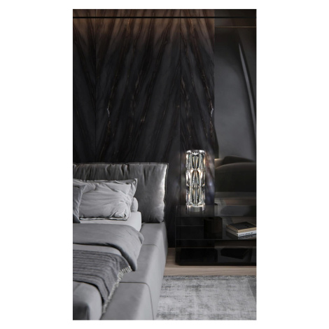 Maytoni Luxusní stolní lampa PUNTES, 60W, v. 58 cm, 2xE14 Barva: Chrom