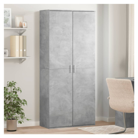 vidaXL Skříň highboard betonově šedá 80 x 35 x 180 cm kompozitní dřevo