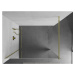 MEXEN/S KIOTO Sprchová zástěna WALK-IN 80x200 cm 8 mm, zlatá, zrcadlové sklo 800-080-101-50-50