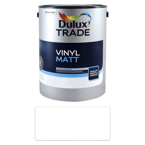 DULUX Trade Vinyl Matt PBW - prémiová malířská barva do interiéru 5 l Bílá