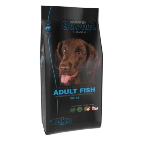Delikan SUPRA Adult Fish 12kg superprémiové krmivo s rybou pro dospělé psy střední