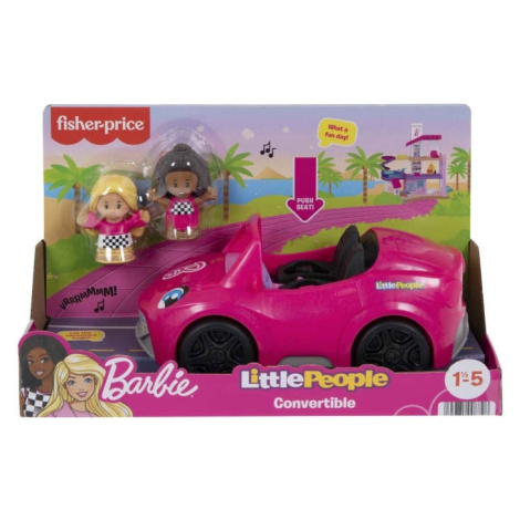 Little people barbie® kabriolet se zvuky, mattel hjn53