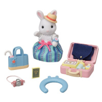 SYLVANIAN FAMILY - Mamka bílý králík a víkendový cestovní set