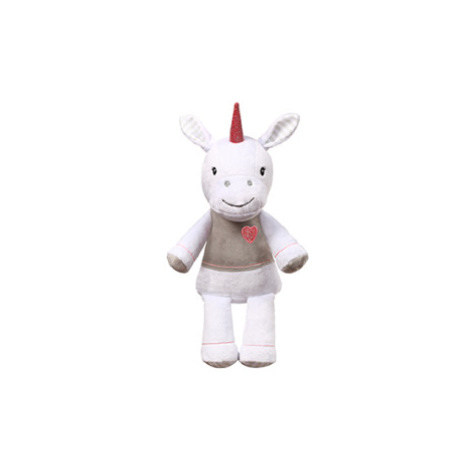 BabyOno Plyšová hračka s chrastítkem Jednorožec, 60 cm - bílý