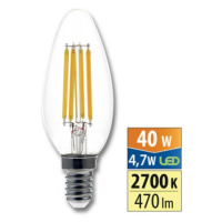 LED žárovka E14 McLED 4,7W (40W) teplá bílá (2700K) svíčka ML-323.032.87.0