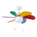 Stropní ventilátor se světlem Faro PALAO 33179 multicolor