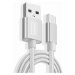 PremiumCord Kabel USB 3.1 C/M - USB 2.0 A/M, rychlé nabíjení proudem 3A, 1m, bílá