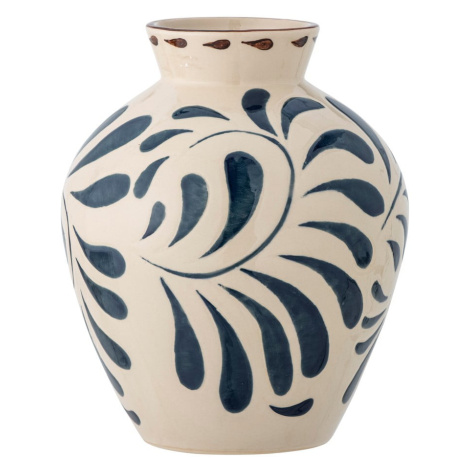 Krémová váza z kameniny (výška 24 cm) Heikki – Bloomingville