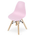 Růžová dětská stolička ZUBI