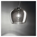Závěsné svítidlo Ideal Lux Blossom SP1 Fume´ 241517 E27 1x60W IP20 32cm kouřově šedé