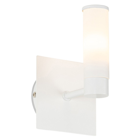 Moderní nástěnná lampa do koupelny bílá IP44 - Bath QAZQA