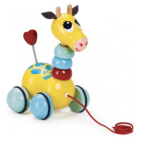Vilac - Dřevěná tahací hračka - Žirafa