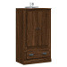 vidaXL Skříň highboard hnědý dub 60 x 35,5 x 103,5 kompozitní dřevo