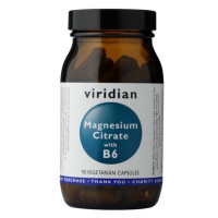 Viridian Magnesium Citrate with Vitamin B6 90 kapslí