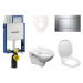 Cenově zvýhodněný závěsný WC set Geberit k zazdění + WC S-Line S-line Pro 110.302.00.5ND6