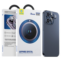 Safírové sklo na čočky pro iPhone 15 Pro Max Blueo - modré