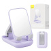 Folding phone stand Baseus with mirror, purple (6932172629922)