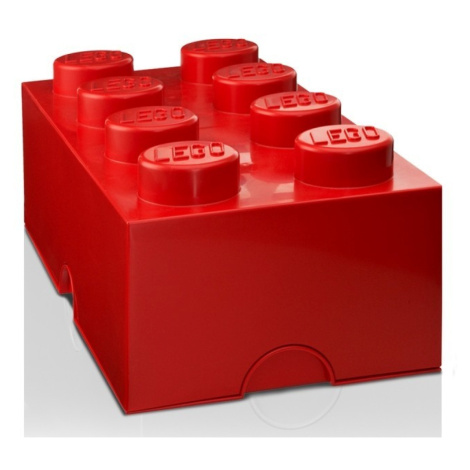 Lego® úložný box 250x502x181 červený