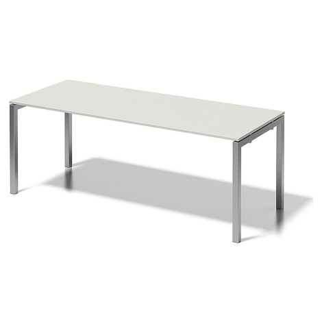 BISLEY Psací stůl CITO s podstavcem ve tvaru U, v x š x h 740 x 2000 x 800 mm, podstavec stříbrn
