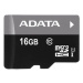 ADATA microSDHC 16GB Class 10 AUSDH16GUICL10-RA1 Černá