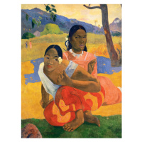 Obrazová reprodukce Two Tahitian Women, When will you marry, Paul Gauguin, 30 × 40 cm