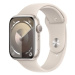 Apple Watch Series 9 45mm Hvězdně bílý hliník s hvězdně bílým sportovním řemínkem - S/M