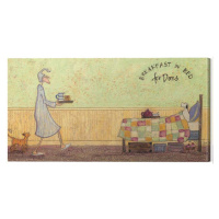 Obraz na plátně Sam Toft - Breakfast in Bed For Doris, 2 - 100×50 cm