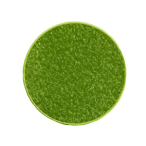 Kusový koberec Eton 41 zelený kruh Vopi