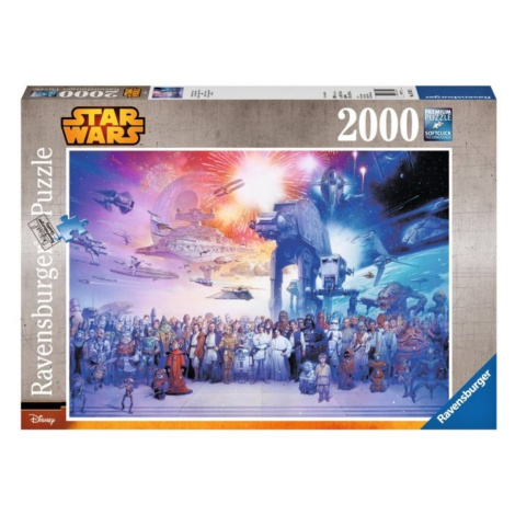 Ravensburger 16701 puzzle star wars vesmír 2000 dílků