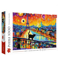 TREFL - Puzzle 1000 - Kočka v Paříži